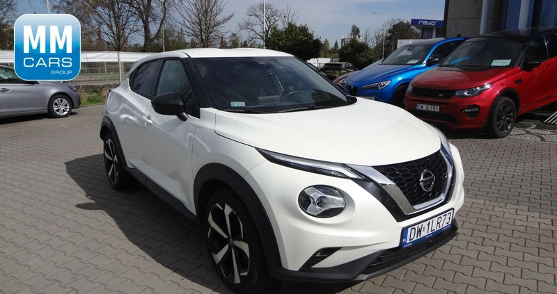Nissan Juke cena 76850 przebieg: 60435, rok produkcji 2020 z Skępe małe 191